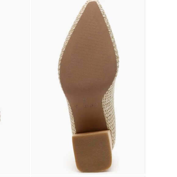 NEW KELSI DAGGER Block Heel Pumps in natural for women 825 4j2 - Picture 9 of 9